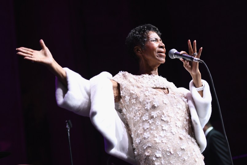 speaks onstage at the Elton John AIDS Foundation Commemorates Its 25th Year And Honors Founder Sir Elton John During New York Fall Gala at Cathedral of St. John the Divine on November 7, 2017 in New York City.