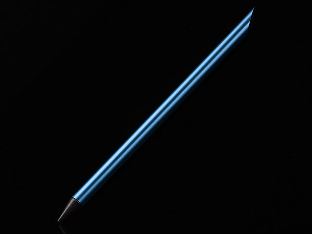 The Omega AXL Metal Pen writes with metal alloy, doesn’t smudge, and will never run out of ink.