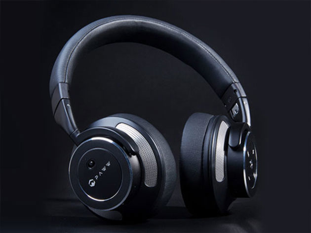 The Paw WaveSound Noise-Cancelling Bluetooth Headphones block out all distractions for a surround-sound experience.