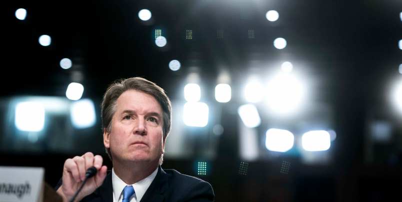 WASHINGTON, DC - Supreme Court nominee Brett Kavanaugh during his confirmation hearing in the Senate Judiciary Committee on Capitol Hill in Washington, DC on Thursday September 6, 2018. (Photo by Melina Mara/The Washington Post)