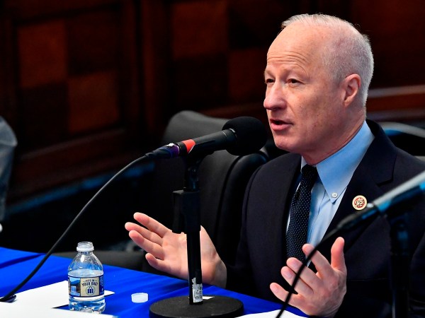 WASHINGTON, DC - MAY 16:  Congressman Mike Coffman (R-CO) appears on Urban View's Helping Our Heroes Special, moderated by SiriusXM host Jennifer Hammond at the Cannon Building on Capitol Hill on May 16, 2018 in Washington, DC.  (Photo by Larry French/Getty Images for SiriusXM)