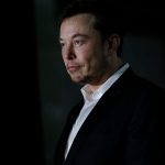 CHICAGO, IL - JUNE 14: Engineer and tech entrepreneur Elon Musk of The Boring Company listens as Chicago Mayor Rahm Emanuel talks about constructing a high speed transit tunnel at Block 37 during a news conference on June 14, 2018 in Chicago, Illinois. Musk said he could create a 16-passenger vehicle to operate on a high-speed rail system that could get travelers to and from downtown Chicago and O'hare International Airport under twenty minutes, at speeds of over 100 miles per hour. (Photo by Joshua Lott/Getty Images)