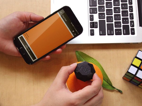The Nix Mini Color Sensor scans any surface color to your phone and finds a perfect match from a library of 31,000 brand name paints.
