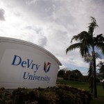 This Nov. 24, 2009 photo, shows the entrance to the DeVry University in Miramar, Fla. Students aren't the only ones benefiting from the billions of new dollars Washington is spending on college aid for the poor. An Associated Press analysis shows surging proportions of both low-income students and the recently boosted government money that follows them are ending up at for-profit schools, from local career colleges to giant publicly traded chains such as the University of Phoenix, Kaplan and Devry. (AP Photo/J Pat Carter)