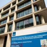 The construction site for the Consumer Financial Protection Bureau's new headquarters in Washington, Monday, Aug. 27, 2018. Seth Frotman, the nation’s top government official overseeing the $1.5 trillion student loan market is resigning, citing what he says is the White House’s open hostility toward protecting student loan borrowers. (AP Photo/Andrew Harnik)