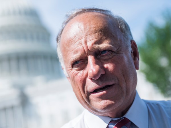 UNITED STATES - SEPTEMBER 07: Rep. Steve King, R-Iowa, attends a rally with Angel Families on the East Front of the Capitol, to highlight crimes committed by illegal immigrants in the U.S., on September 7, 2018. (Photo By Tom Williams/CQ Roll Call)