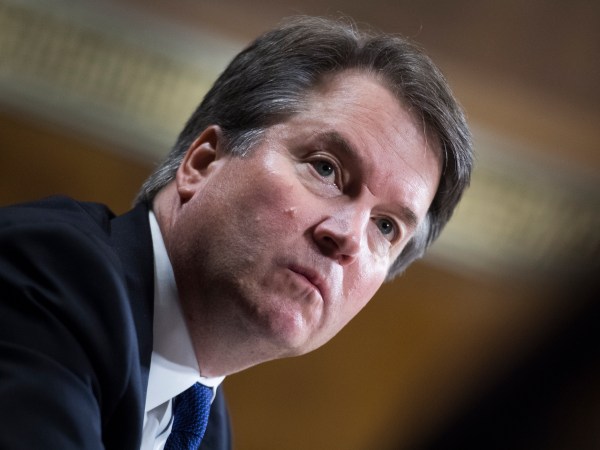 UNITED STATES - SEPTEMBER 27: Judge Brett Kavanaugh testifies during the Senate Judiciary Committee hearing on his nomination be an associate justice of the Supreme Court of the United States, focusing on allegations of sexual assault by Kavanaugh against Christine Blasey Ford in the early 1980s. (Photo By Tom Williams/CQ Roll Call)