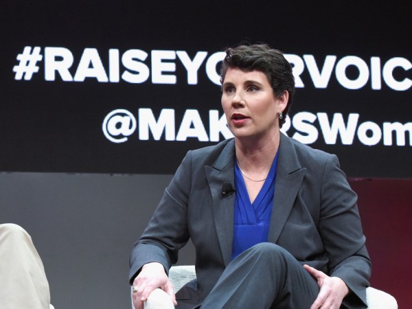 speaks onstage during The 2018 MAKERS Conference at NeueHouse Hollywood on February 6, 2018 in Los Angeles, California.
