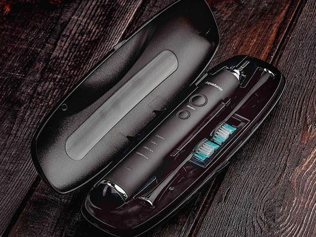 AquaSonic, Platinum Sonic, Tao and Bristl all offer electric toothbrushes that keep your whites pearly and your dentist happy.