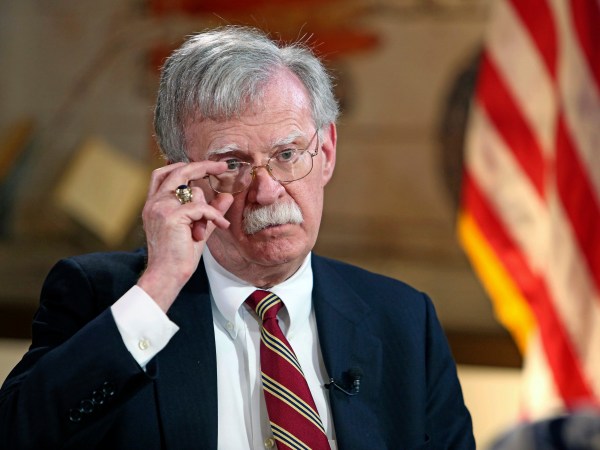 The National Security Advisor of the United States, John Bolton talks to Miami Herald on Latin American policy at the National Historic Landmark Miami Freedom Tower on November 1, 2018.