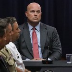 WASHINGTON, DC - AUGUST 29:  (L-R) Department of Justice Chief of Staff Matt Whitaker, the FBI's Kristi Johnson and  U.S. Attorney General Jeff Sessions participate in a round table event with the Joint Interagency Task Force - South (JIATF-S) foreign liaison officers and  at the Department of Justice Kennedy building August 29, 2018 in Washington, DC. Based in Key West, Florida, the JIATF-S  is tasked with stopping the flow of illicit drugs with the cooperation of other agencies and international partners, including Brazil, Canada, Chile, Colombia, Dominican Republic, Ecuador, El Salvador, France, Honduras, Mexico, the Netherlands, Panama, Peru, Spain, Trinidad and Tobago and the United Kingdom.  (Photo by Chip Somodevilla/Getty Images)