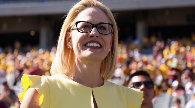 before the college football game at Sun Devil Stadium on November 3, 2018 in Tempe, Arizona.