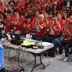 LAS VEGAS, NEVADA - NOVEMBER 05:  U.S. Rep. and U.S. Senate candidate Jacky Rosen (D-NV) speaks at a rally with union members at a canvass launch at the Culinary Workers Union Hall Local 226 on November 5, 2018 in Las Vegas, Nevada. Rosen is trying to unseat Republican Dean Heller in a tight Senate race.  (Photo by Ethan Miller/Getty Images)