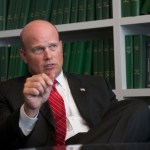 UNITED STATES - July 23: Matt Whitaker (R) Iowa is interviewed at Roll Call office in Washington, D.C. (Photo By Douglas Graham/CQ Roll Call)