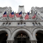 The Trump International Hotel at 1100 Pennsylvania Avenue NW, is seen Wednesday, Dec. 21, 2016 in Washington. (AP Photo/Alex Brandon)