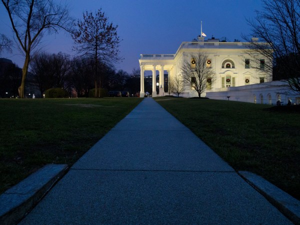 The North Portico of the White House is seen, Friday, Dec. 28, 2018, in Washington. The partial government shutdown will almost certainly be handed off to a divided government to solve in the new year, as both parties traded blame Friday and President Donald Trump sought to raise the stakes in the weeklong impasse. (AP Photo/Alex Brandon)