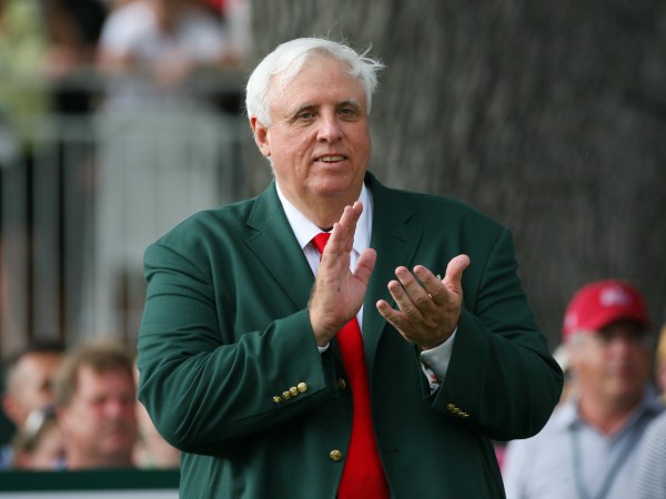 WHITE SULPHUR SPRINGS, WV - JULY 31: hits his shot on the hole during the final round of The Greenbrier Classic at The Old White TPC on July 31, 2011 in White Sulphur Springs, West Virginia. (Photo by Hunter Martin/Getty Images) *** Local Caption ***