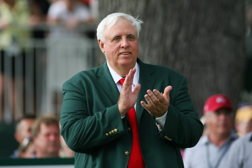 WHITE SULPHUR SPRINGS, WV - JULY 31: hits his shot on the hole during the final round of The Greenbrier Classic at The Old White TPC on July 31, 2011 in White Sulphur Springs, West Virginia. (Photo by Hunter Martin/Getty Images) *** Local Caption ***