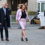 NEW YORK, NY - APRIL 16: Stormy Daniels prepares to leave Federal Court after a hearing related to the FBI raid on Michael Cohen's hotel room and office on April 16, 2018 in New York City. (Photo by Yana Paskova/Getty Images)