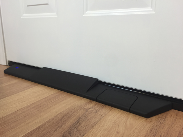 The HAVEN Mech Door Lock is 10 times stronger than a deadbolt, installs in seconds, and absorbs all of the force of an attempted break-in.