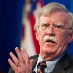 National Security Advisor John Bolton unveils the Trump Administration's Africa Strategy at the Heritage Foundation in Washington, Thursday, Dec. 13, 2018. (AP Photo/Cliff Owen)