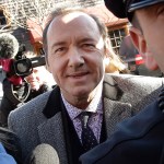 Actor Kevin Spacey arrives at district court on Monday, Jan. 7, 2019, in Nantucket, Mass., to be arraigned on a charge of indecent assault and battery. The Oscar-winning actor is accused of groping the teenage son of a former Boston TV anchor in 2016 in the crowded bar at the Club Car in Nantucket. (AP Photo/Steven Senne)