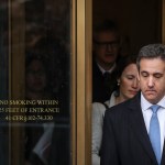 NEW YORK, NY - DECEMBER 12: Michael Cohen, President Donald Trump's former personal attorney and fixer,  exits federal court after his sentencing hearing, December 12, 2018 in New York City. Cohen was sentenced to 3 years in prison after pleading guilty in August to several charges, including multiple counts of tax evasion, a campaign finance violation and lying to Congress. (Photo by Drew Angerer/Getty Images)