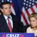 Republican presidential candidate Sen. Ted Cruz (R-TX) speaks during his election night watch party at the Crowne Plaza Downtown Union Station on May 3, 2016 in Indianapolis, Indiana. Cruz lost the Indiana Primary to his rival Republican presidential candidate Donald Trump.