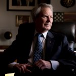 Rep. Walter Jones, R-N.C. poses for a portrait in his office on Capitol Hill, Wednesday, Oct. 25, 2017, in Washington. As President Trump argued about what he said to the family of a soldier killed in Niger, a North Carolina congressman was quietly doing what he's done more than 11,000 times: signing a condolence letter to that family and others. Republican Rep. Walter Jones began signing the letters to families in 2003 as penance for his 2002 vote supporting war in Iraq. (AP Photo/Andrew Harnik)