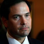 DETROIT, MI - AUGUST 13: U.S. Sen. Marco Rubio (R-FL) attends a campaign event with Michigan GOP Senate candidate John James at Senor Lopez Restaurant August 13th, 2018 in Detroit, Michigan. James, an Iraq war veteran and businessman who has President Donald Trump's endorsement, will be running against Democrat incumbent U.S. Sen. Debbie Stabenow (D-MI) this November. (Photo by Bill Pugliano/Getty Images)