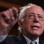 WASHINGTON, DC - JANUARY 30:  Sen. Bernie Sanders (I-VT) speaks during a press conference at the U.S. Capitol January 30, 2019 in Washington, DC. Sanders and other members of the U.S. Senate and House of Representatives called for the reintroduction of a resolution ‚Äúto end U.S. support for the Saudi-led war in Yemen‚Äù during the press conference. (Photo by Win McNamee/Getty Images)