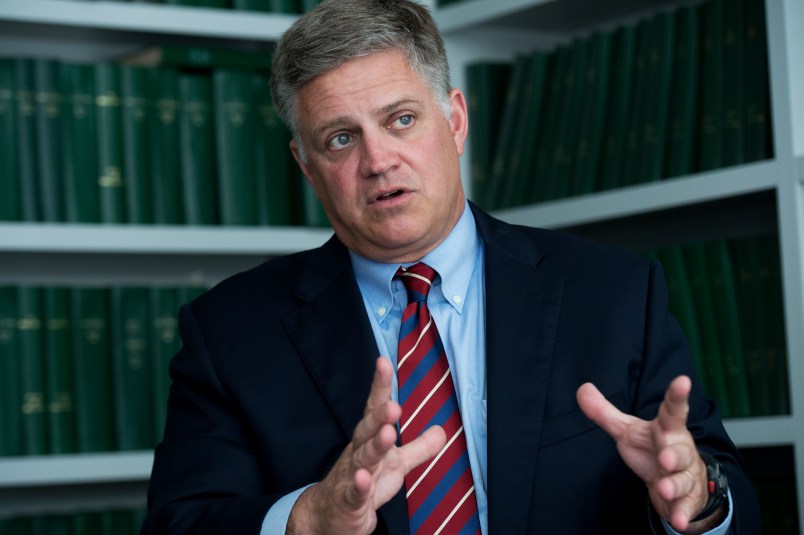 UNITED STATES - MAY 3: Drew Ferguson, Republican candidate for Georgia's 3rd Congressional District, is interviewed by CQ Roll Call, May 2 , 2016. (Photo By Tom Williams/CQ Roll Call)