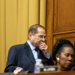 House Judiciary Committee Chairman Jerrold Nadler (D-NY), (L), enters the hearing for the testimony of  Acting U.S. Attorney General Matthew Whitaker before the House Judiciary Committee on the special counsel investigation into Russian interference in the 2016 election, on Capitol Hill in Washington, D.C., on Friday, February 08, 2019. (Photo by Cheriss May/NurPhoto)