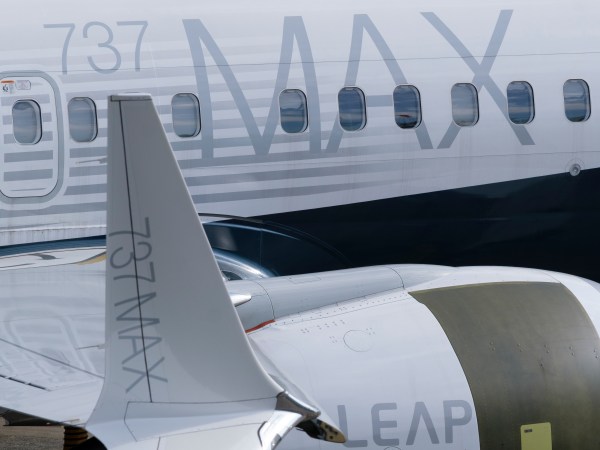 RENTON, WA - MARCH 11: A 737 MAX airplane is pictured on he tarmac with its signature winglet and fuel efficient engines outside the company's factory on March 11, 2019 in Renton, Washington. Two of the aerospace company's newest model airliners have crashed in less than six months. (Photo by Stephen Brashear/Getty Images)