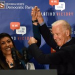 U.S. Vice President Joe Biden speaks at a get-out-the-vote rally at a union hall on November 1, 2014 in Las Vegas, Nevada. Biden is stumping for Nevada Democrats ahead of the November 4th election.