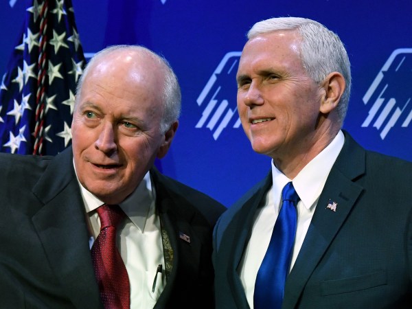 U.S. Vice President Mike Pence speaks during the Republican Jewish Coalition's annual leadership meeting at The Venetian Las Vegas on February 24, 2017 in Las Vegas, Nevada. Pence's speech to the group of Republican Jewish leaders and donors follows his trip last week to Germany where he visited the former Dachau concentration camp and a surprise stop on Wednesday at a Jewish cemetery in Missouri that had been vandalized.