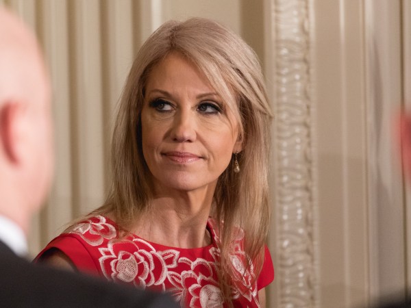 White House Counselor to the President Kellyanne Conway, was in attendance for the joint press conference of U.S. President Donald Trump, and Prime Minister Malcolm Turnbull of Australia, in the East Room of the White House, on Friday, February 23, 2018. (Photo by Cheriss May/NurPhoto)