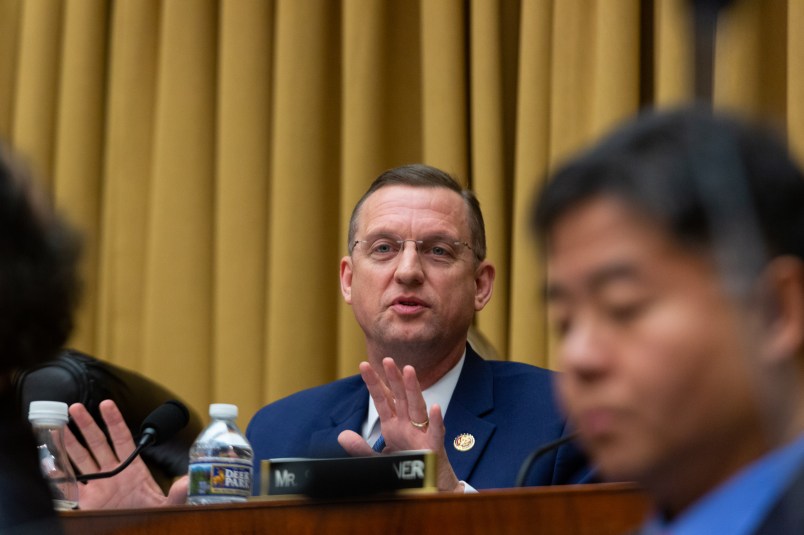 Ranking member Rep. Doug Collins (R-GA), speaks during the testimony of Acting U.S. Attorney General Matthew Whitaker before the House Judiciary Committee on the special counsel investigation into Russian interference in the 2016 election, on Capitol Hill in Washington, D.C., on Friday, February 08, 2019. (Photo by Cheriss May/NurPhoto)