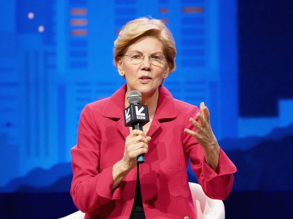 speaks onstage at Conversations About America's Future: Senator Elizabeth Warren during the 2019 SXSW Conference and Festivals at Austin City Limits Live at the Moody Theater on March 8, 2019 in Austin, Texas.