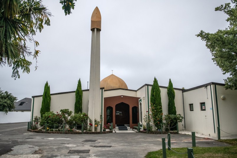 CHRISTCHURCH, NEW ZEALAND - MARCH 23: Al Noor mosque is pictured after being officially reopened following last weeks attack, on March 23, 2019 in Christchurch, New Zealand. 50 people were killed, and dozens were injured in Christchurch on Friday, March 15 when a gunman opened fire at the Al Noor and Linwood mosques. The attack is the worst mass shooting in New Zealand's history.  (Photo by Carl Court/Getty Images)