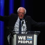 WASHINGTON, DC - APRIL 01: Sen.¬†Bernie Sanders¬†(I-VT) speaks during the ‚ÄúWe the People" summit featuring 2020 presidential candidates, at the Warner Theatre on April 1, 2019 in Washington, DC. The summit is hosted by The Center for Popular Democracy Action, Planned Parenthood, Sierra Club and the Communications Workers of America. (Photo by Mark Wilson/Getty Images)