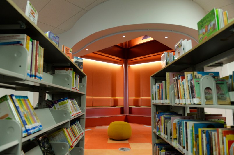 DENVER, CO - APRIL 15: Rodolfo "Corky" Gonzales Branch Library April 15, 2015. (Photo by Andy Cross/The Denver Post)