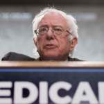 Senator Bernie Sanders, Independent from Vermont, discusses Medicare for All legislation on Capitol Hill in Washington, DC, on September 13, 2017. The former US presidential hopeful introduced a plan for government-sponsored universal health care, a notion long shunned in America that has newly gained traction among rising-star Democrats. / AFP PHOTO / JIM WATSON (Photo credit should read JIM WATSON/AFP/Getty Images)