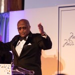 Radio Journalist honoree: Herman Cain, host of The Herman Cain Show, speaks at the Third Annual Multicultural Media Correspondents Dinner at the National Press Club in Washington, D.C. on Thursday, May 24, 2018. (Photo by Cheriss May/NurPhoto)