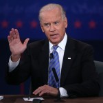 U.S. Vice President Joe Biden (L) and Republican vice presidential candidate U.S. Rep. Paul Ryan (R-WI) (R) participate in the vice presidential debate at Centre College October 11, 2012 in Danville, Kentucky.  This is the second of four debates during the presidential election season and the only debate between the vice presidential candidates before the closely-contested election November 6.