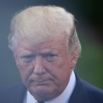 U.S. President Donald Trump speaks to members of the press prior to his departure from the South Lawn of the White House in Washington, DC., on Friday, July 19, 2019. (Photo by Cheriss May/NurPhoto)