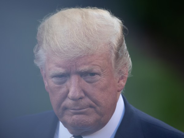 U.S. President Donald Trump speaks to members of the press prior to his departure from the South Lawn of the White House in Washington, DC., on Friday, July 19, 2019. (Photo by Cheriss May/NurPhoto)