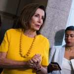 UNITED STATES - JULY 24: Speaker Nancy Pelosi, D-Calif., makes a remark to the media about the testimony of former special counsel Robert Mueller before the House Judiciary Committee hearing on his investigation into Russian interference in the 2016 election on Wednesday, July 24, 2019. (Photo By Tom Williams/CQ Roll Call)