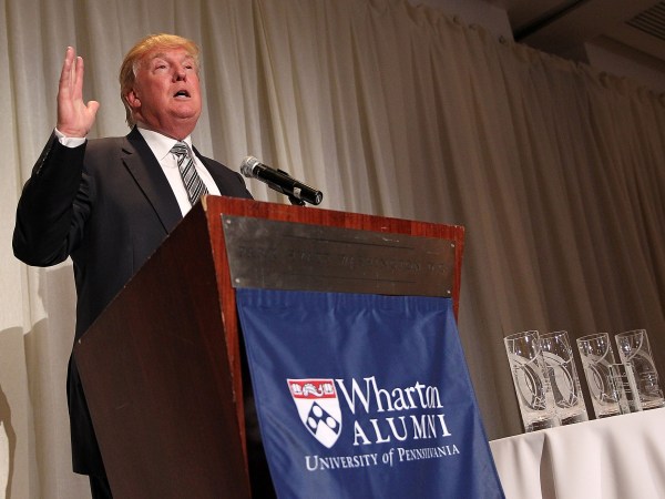 attends The Wharton Club's 44th Annual Wharton Award Dinner at the Park Hyatt Washington hotel on October 22, 2014 in Washington, DC.