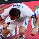 WASHINGTON, DC - AUGUST 04: Alejandro Bedoya #11 of Philadelphia Union yells into a television microphone after scoring a goal in the first half against the D.C. United at Audi Field on August 4, 2019 in Washington, DC. (Photo by Patrick McDermott/Getty Images)